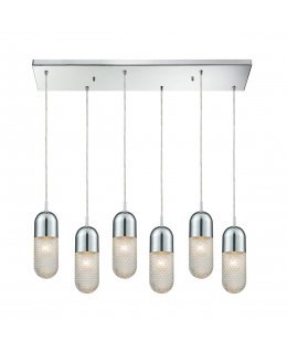 Elk 56661-6RC  Capsula Linear Pendant 6 Light 